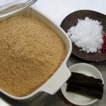 糠漬け、糠床の材料、生糠と塩と昆布